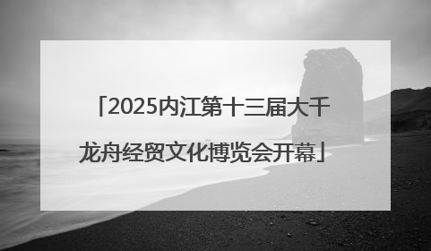 2025内江第十三届大千龙舟经贸文化博览会开幕