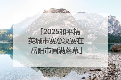 2025和平精英城市赛总决赛在岳阳市圆满落幕