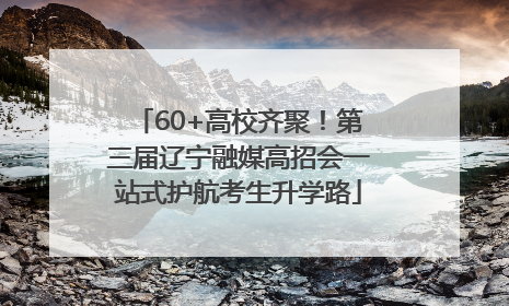 60+高校齐聚！第三届辽宁融媒高招会一站式护航考生升学路